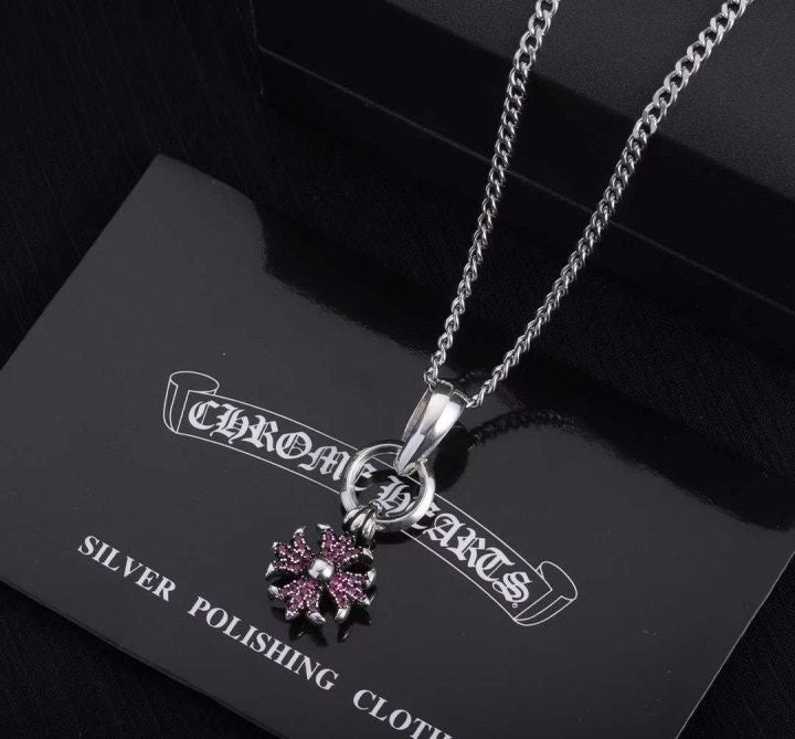 💕 크* 루비다이아 실버925 목걸이