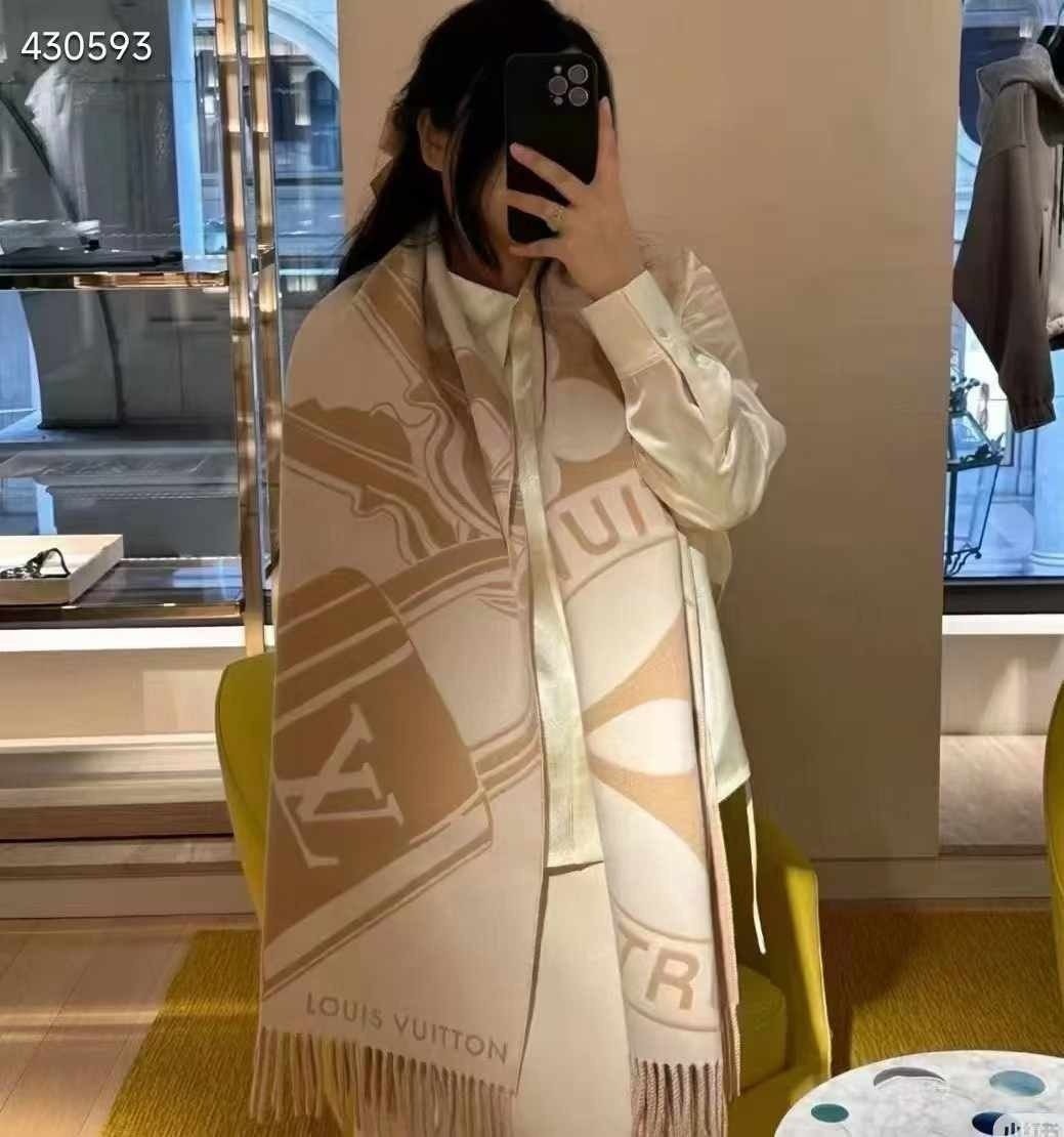 💕 루* 락 앤드 키 스카프 브라운