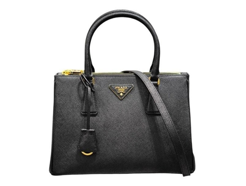 💕 프** 갤러리아 사피아노 가죽 백 블랙 1BA896 NZV F0002 ㅡ미디엄ㅡ