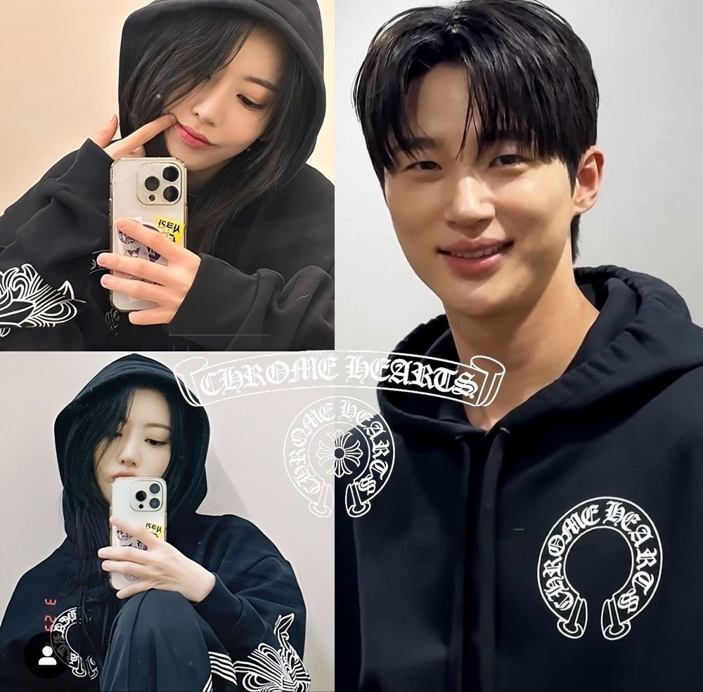 ➖▪️2025 FW 크*하츠 플로랄 말굽 커플후드▪️➖