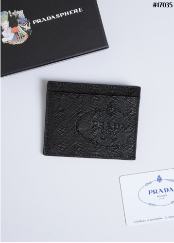 🔆 [PRADA] 프라다 사피아노 엠보시드 로고 카드 홀더 🔆