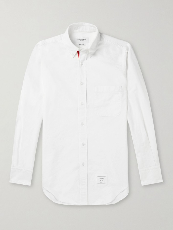 톰브라운 히든 밴딩 옥스포드 셔츠