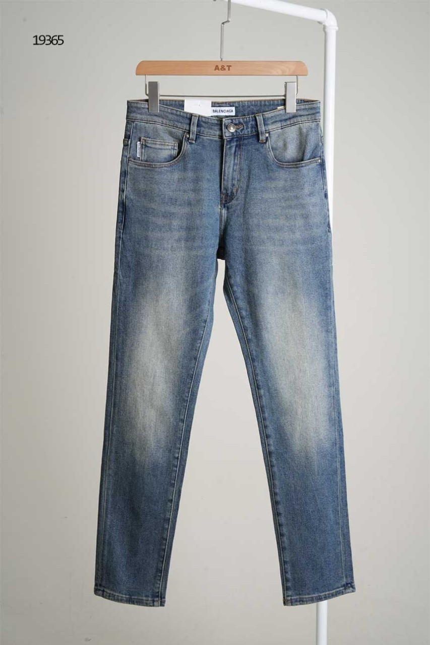 🔆 [BALENCIAGA] 발렌시아가 블랙패치 자수로고 데님진 🔆