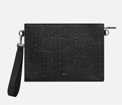 💕 디* A5 트라이앵글 파우치 블랙 Di*r Gravity 가죽 ❤️ 풀박스 ❤️