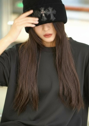 💕 크* 크로스 레더패치 참 비니✔수입풀(남녀공용)