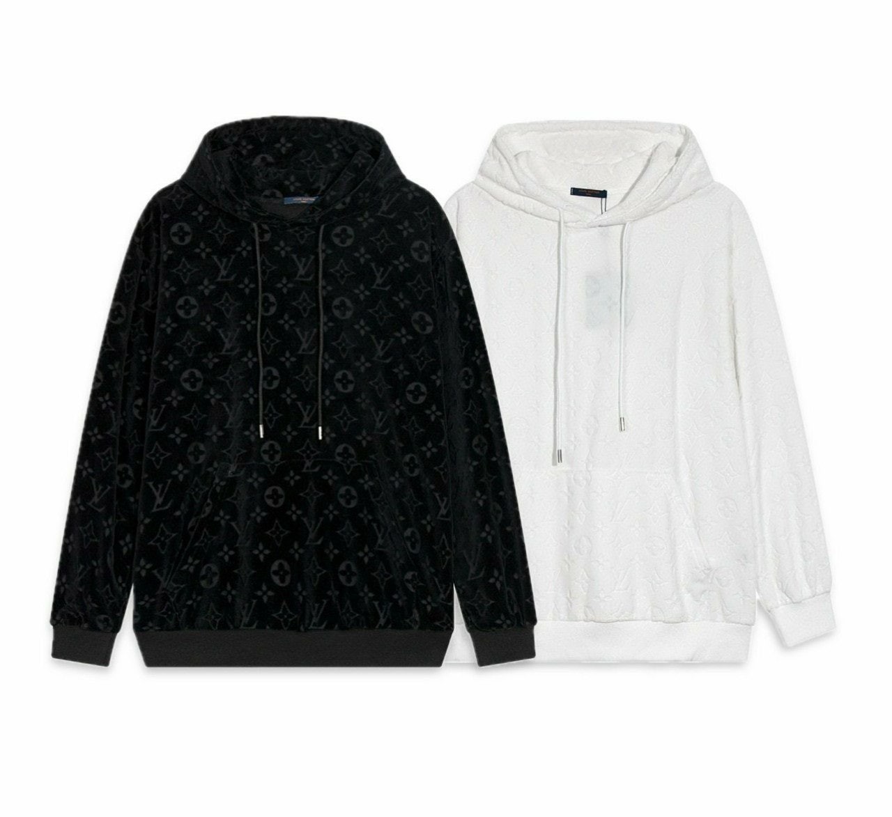 💕 루* 모노그램 전판로고 벨로아 후드