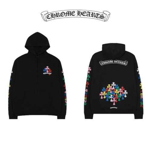 💕 크* 멀티컬러 크로스 후드(블랙)