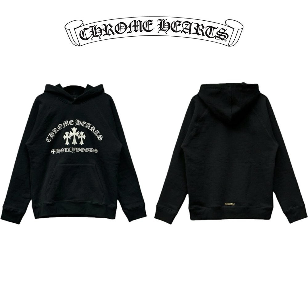 💕 크* 자수 후드(블랙)