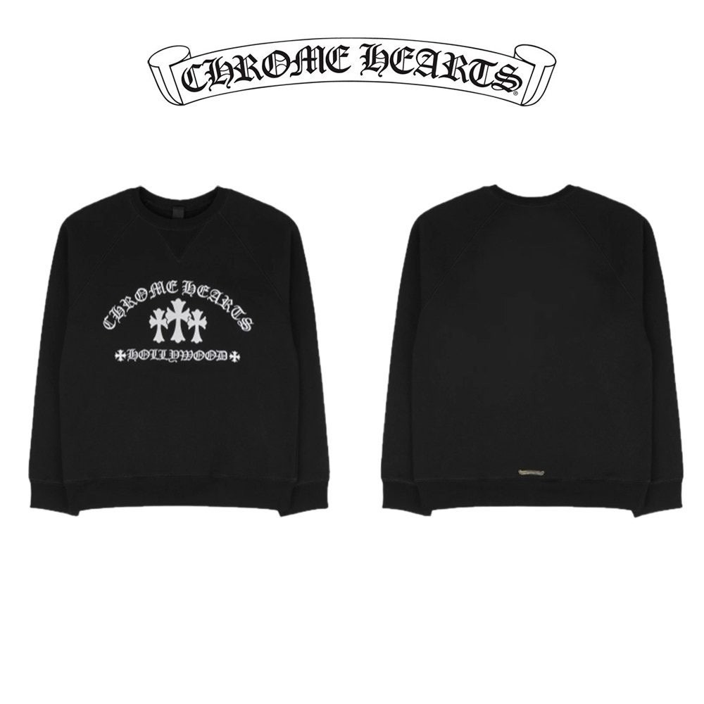 💕 크* 자수 맨투맨(블랙)