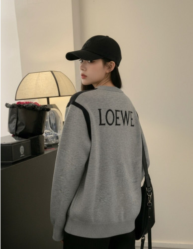 💕 로** 아나그램 로고 자카드 라운드 니트➡️수입최고급(남녀공용)