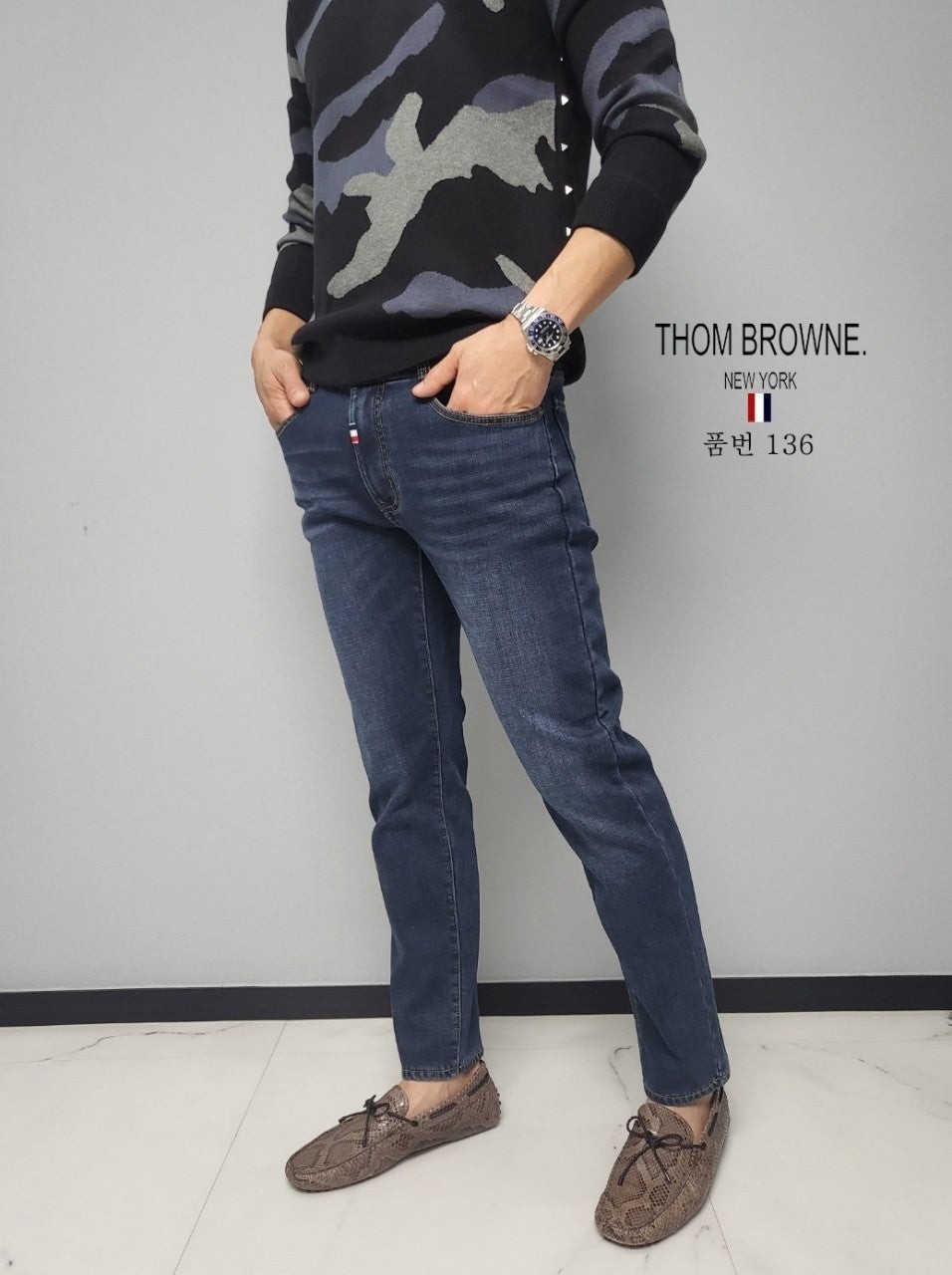 💕 톰* NEW 밍크 보아털청바지 (136)