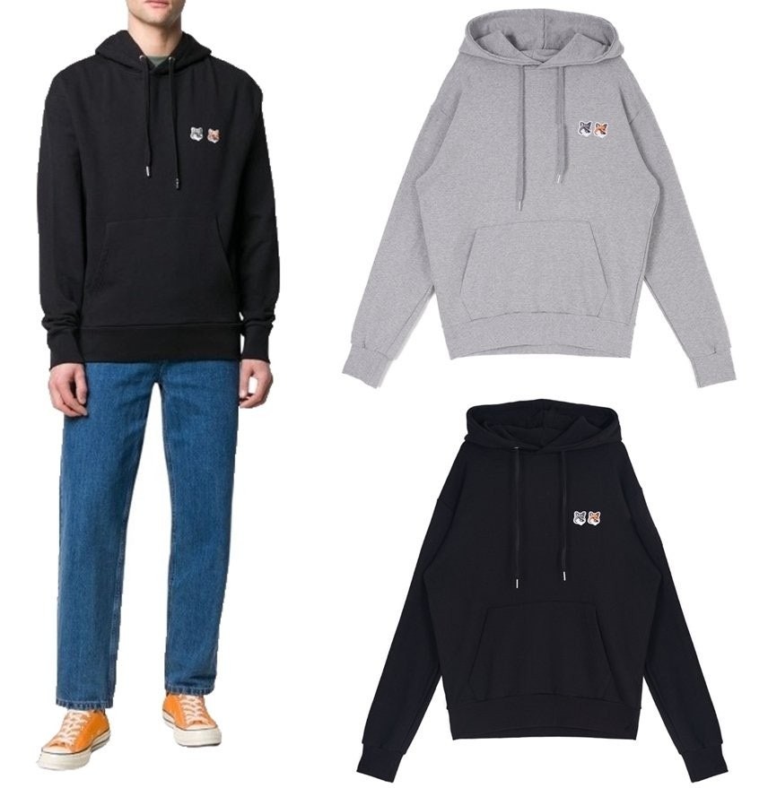 💕 메* 키츠네 더블폭스 후드 2color