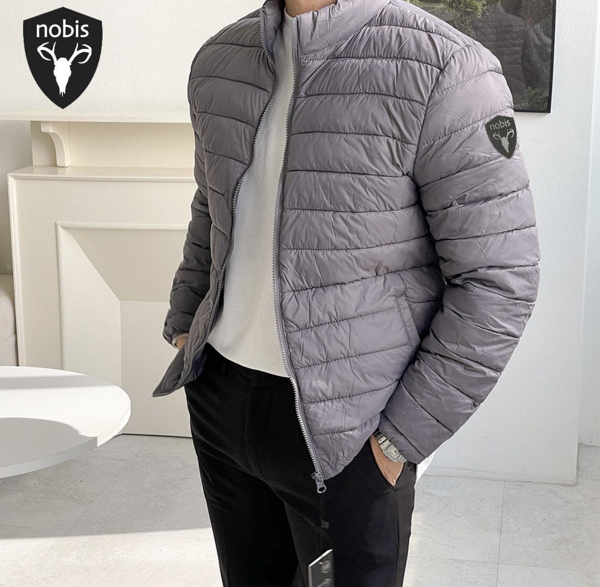 💕 노** 야테시 구스다운 경량패딩자켓