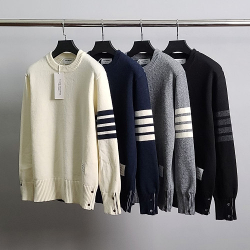 💕 톰* 램스울 사선완장 니트