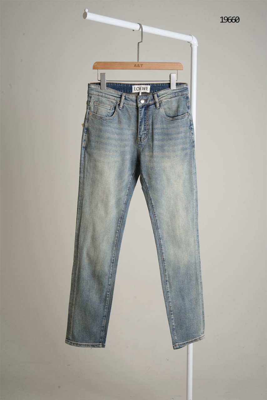 🔆 [LOEWE] 로에베 아포켓 아나그램 로고 워싱 데님진 🔆