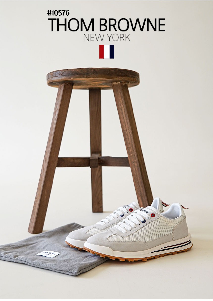 🔆 [THOME BROWNE] 톰브라운 테크러너 스니커즈 화이트 🔆