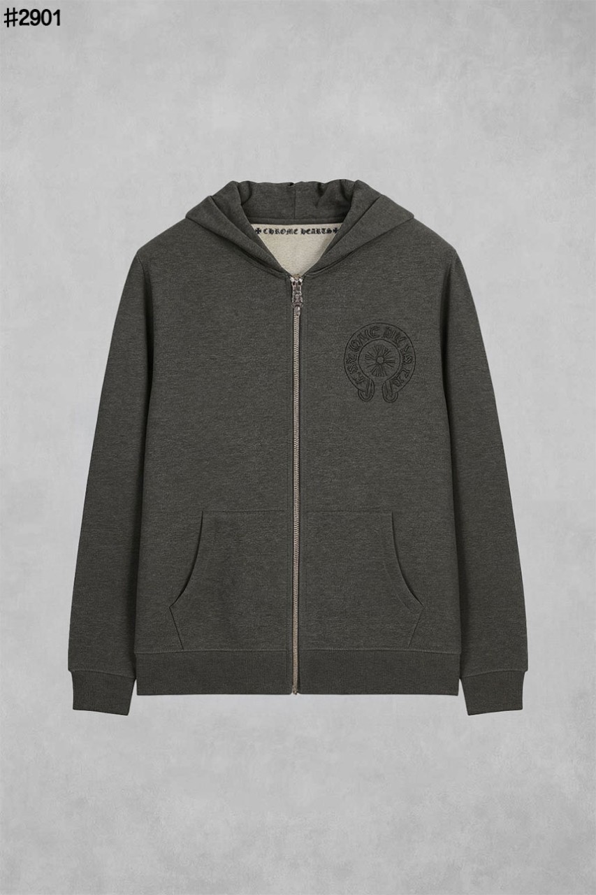 🍀 [Chrome Herts] 크롬하츠 USA Flag 코튼 그래픽 후디 풀집업 🍀