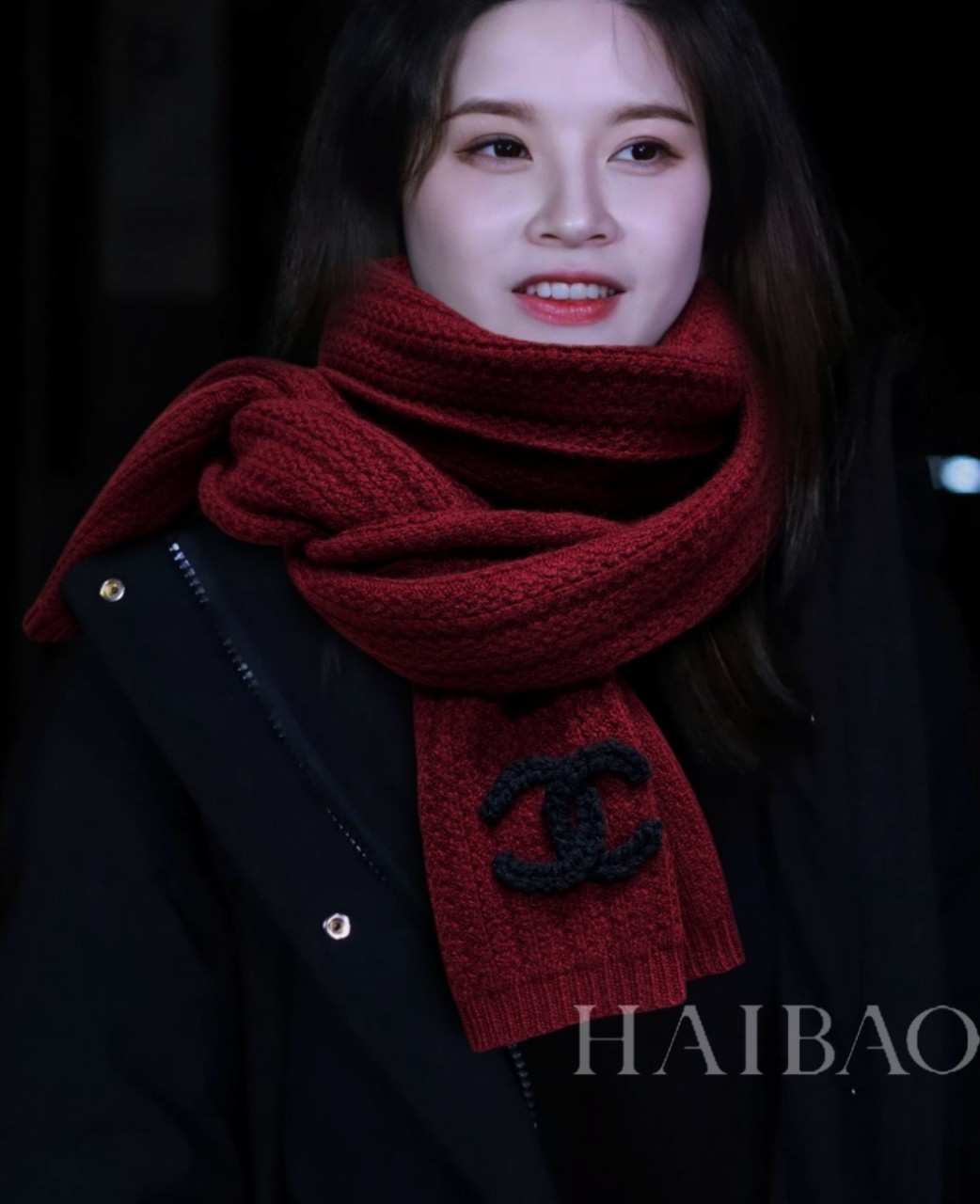 샤넬 로고 머플러(3color)