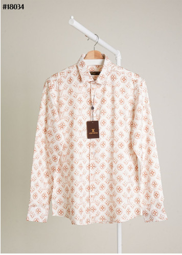 🔆 [LOUIS VUITTON] 루이비통 모노그램 샌드 모티프 롱슬리브 코튼 셔츠 🔆