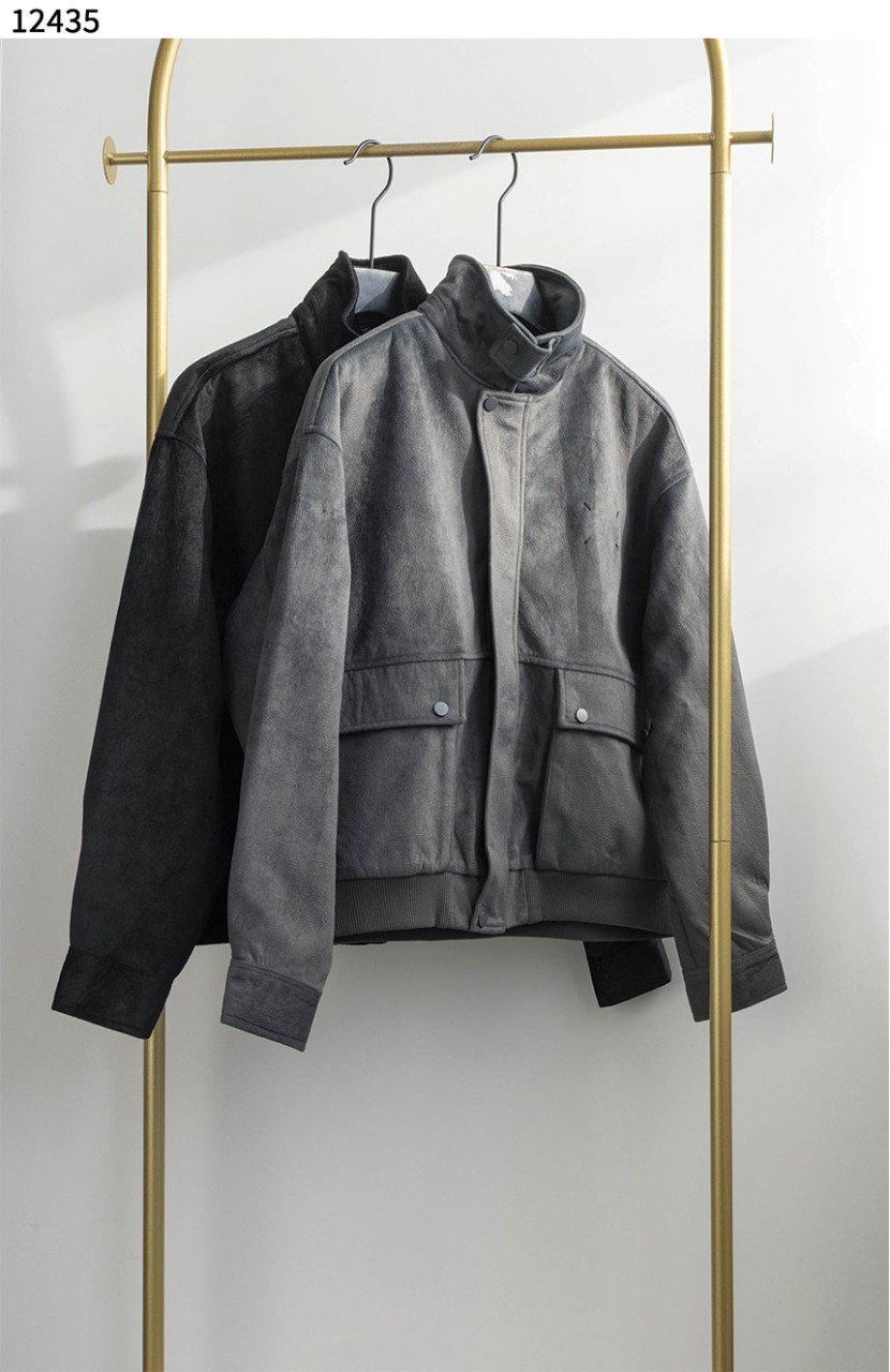 #메종마르지엘라 [Maison Margiela] 로고 패치 스웨이드 자켓 신상입고💢 #상의 #자켓 #12435