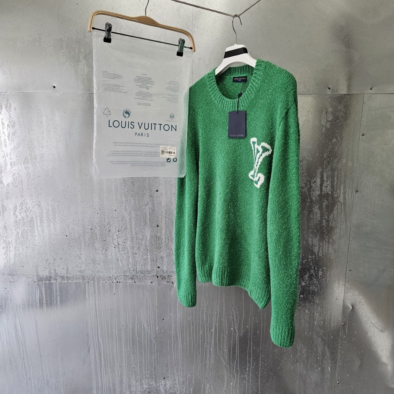 루*비* 인타르시아 크루넥 니트