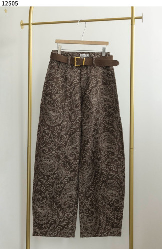 #에르메스 [HERMES] 기하학 패턴 와이드 팬츠 벨트 셋 신상입고💢 #하의 #팬츠 #12505