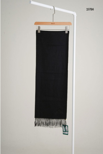 🔆 [Loro Piana] 로로피아나 남여공용 프린지 캐시미어 머플러 블랙 🔆