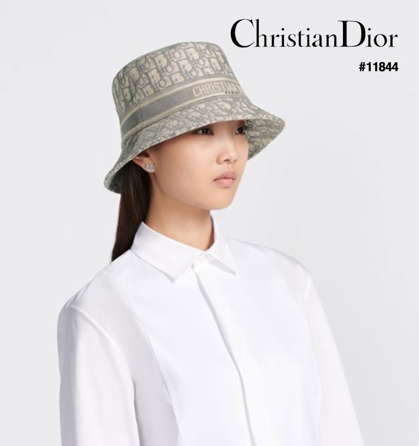 🔆 [DIOR] 디올 오블리크 테이핑 자수로고 버킷햇 🔆