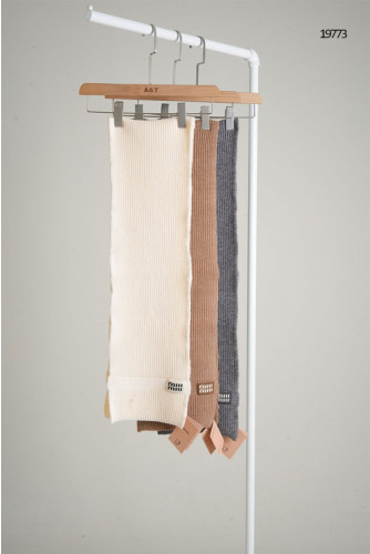 🔆 [MIUMIU] 미우미우 로고패치 골지 울 머플러🔆