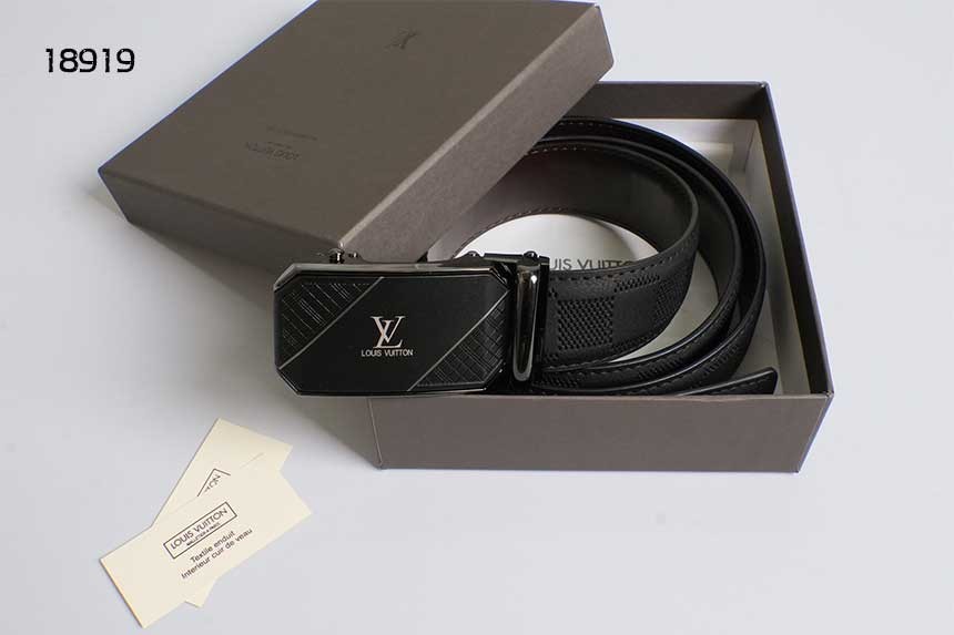 🔆 [LOUIS VUITTON] 루이비통 LV로고 스퀘어 자동벨트 🔆