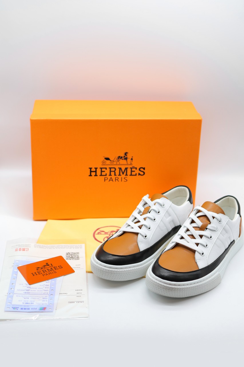 #에르메스 딥 스니커즈 블랑멀티