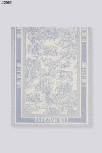 🍀 [DIOR] 크리스찬 디올 Toile de Jouy Sauvage 숄 머플러 🍀