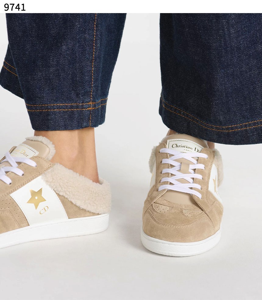 #디올 [Christian DIOR] 수입프리미엄급 Dior Star Sneakers Beige Suede Calfskin Beige 신상 입고💢 #태그 #신발 #9741