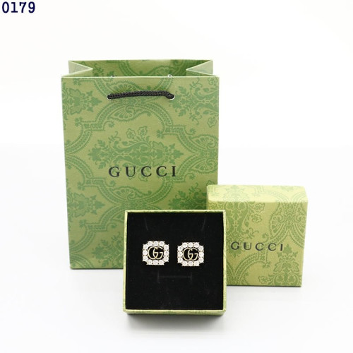 👹구찌 정면 GG 마몽 크리스탈 골드 이어링👹