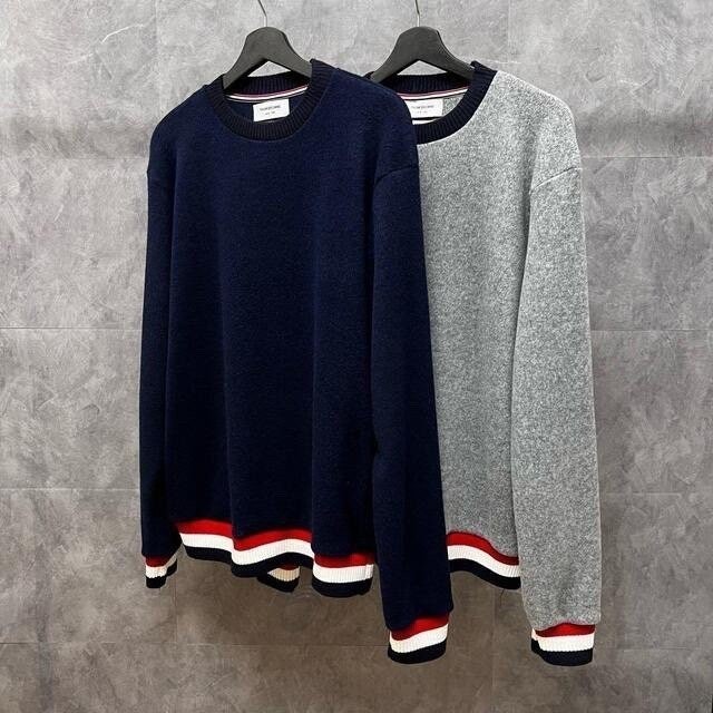 💕 톰* 다운 트림 니트