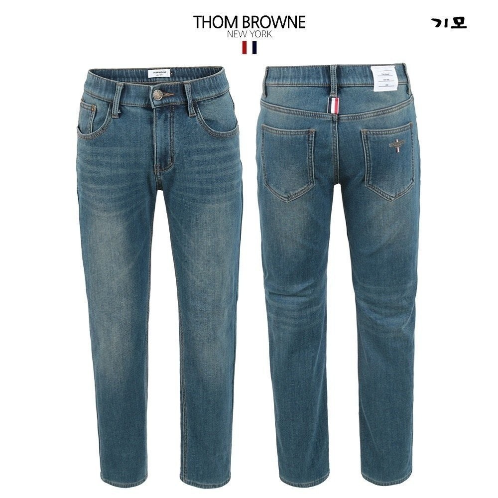 💕 톰* 융기모 연청 히든밴딩 슬림팬츠