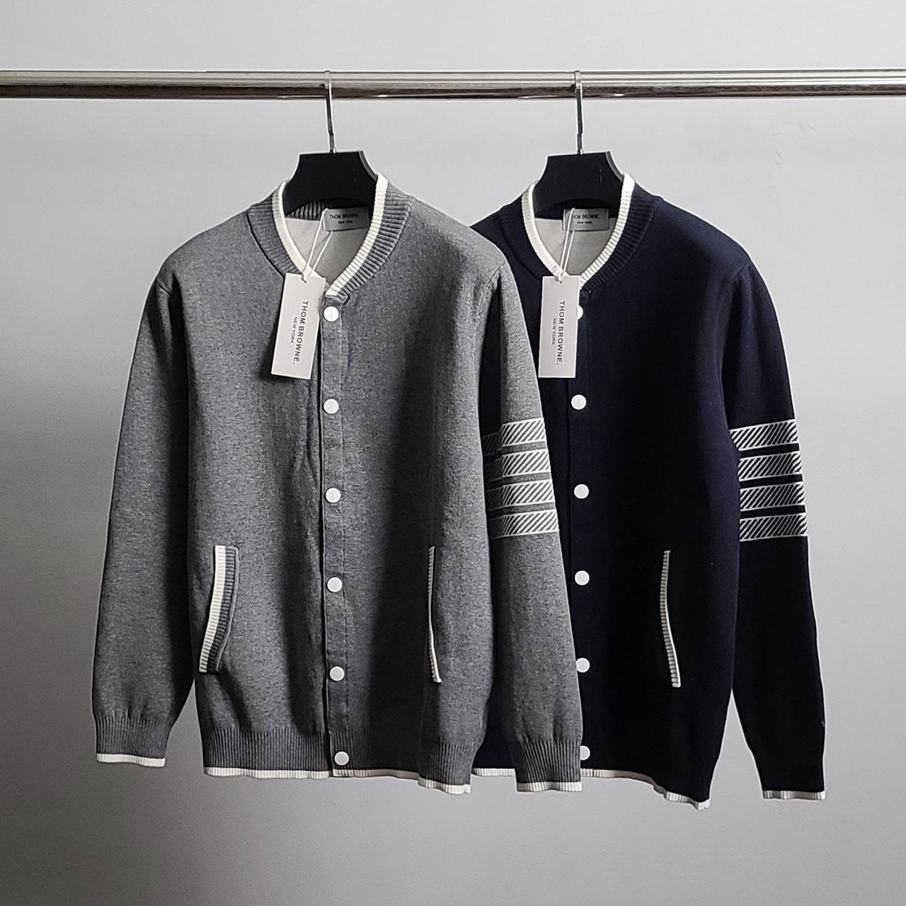 💕 톰* 닷 캐시미어 니트 자켓