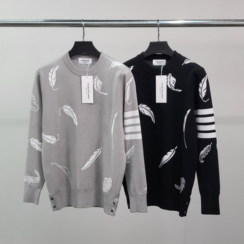 💕 톰* 사선완장 패더 울 니트