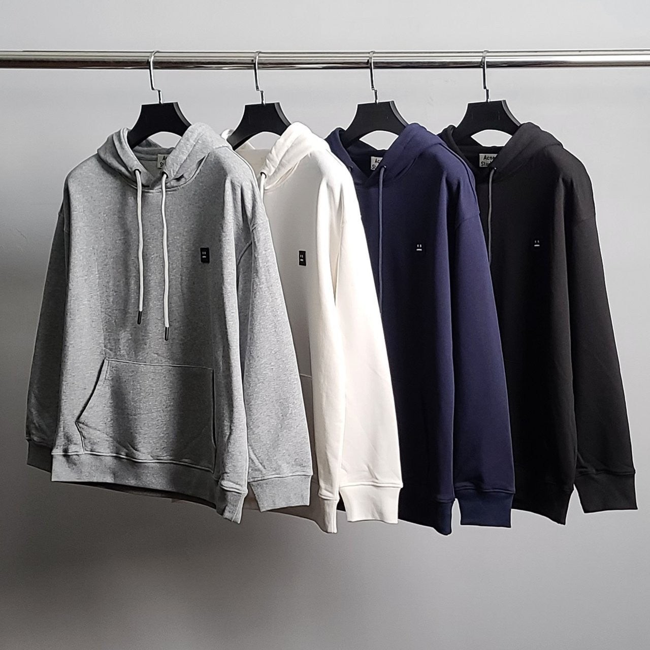 💕 아** 블랙와펜 코튼 후드티