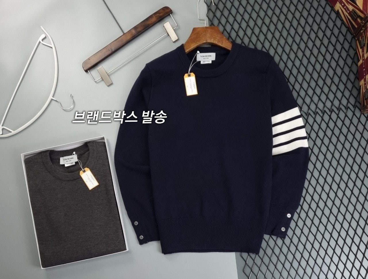 💕 톰* 사선완장 매리노 라운드 울니트➡️수입풀