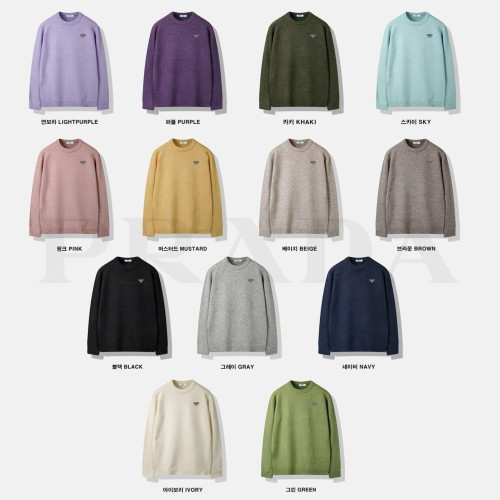 💕 프** 울캐시 라이크 라운드 니트