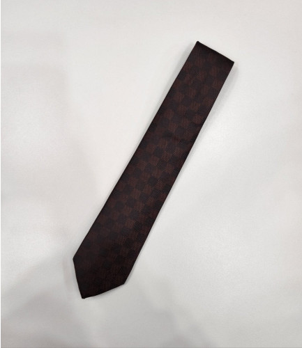 💕 루* 다미에 패턴 실크 넥타이