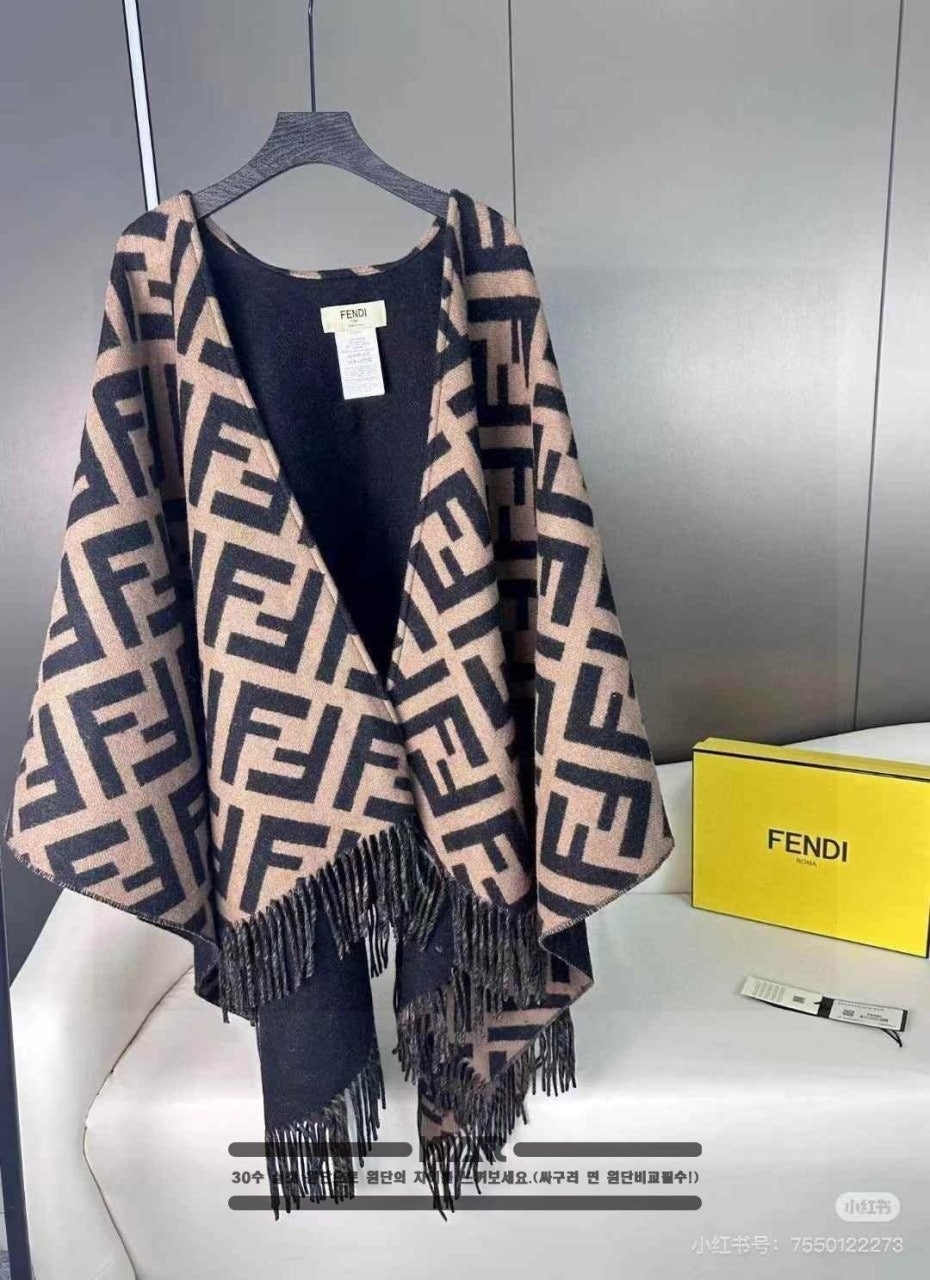 💕 펜* 시그니쳐 캐시미어 FF 로고 숄