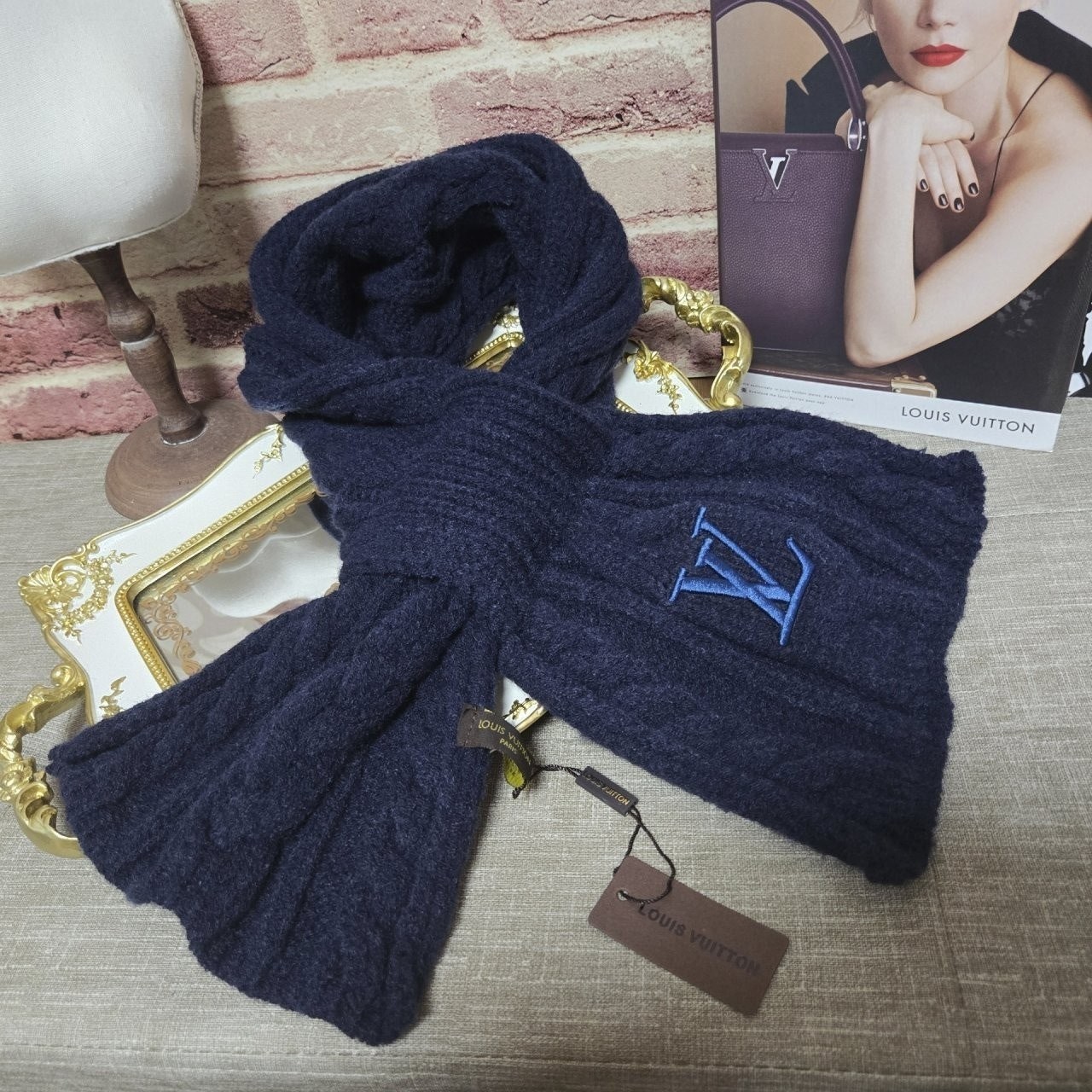 💕 루* 미니케이블 스카프