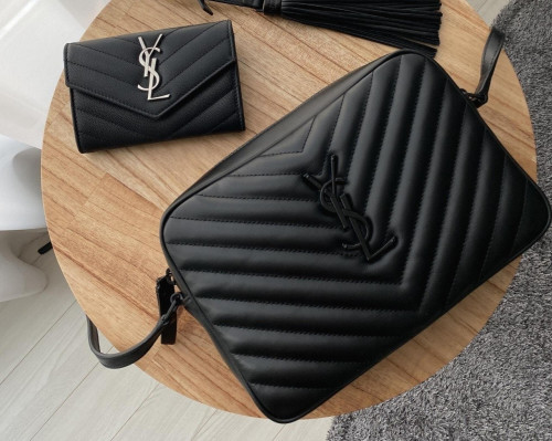 💕 생** 고급 흑장 로고 카메라백