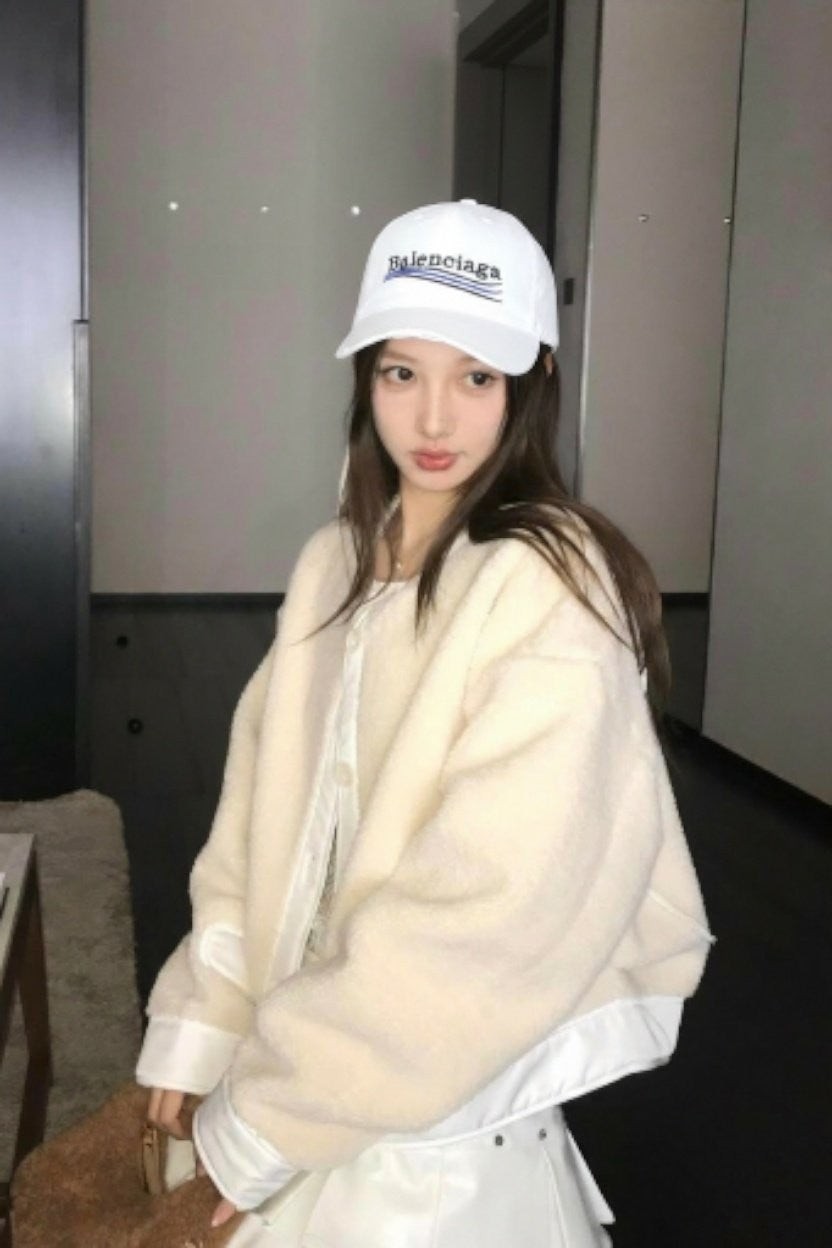 💕 발**** 웨이브 로고 자수 폴리티컬 빈티지 볼캡✔수입