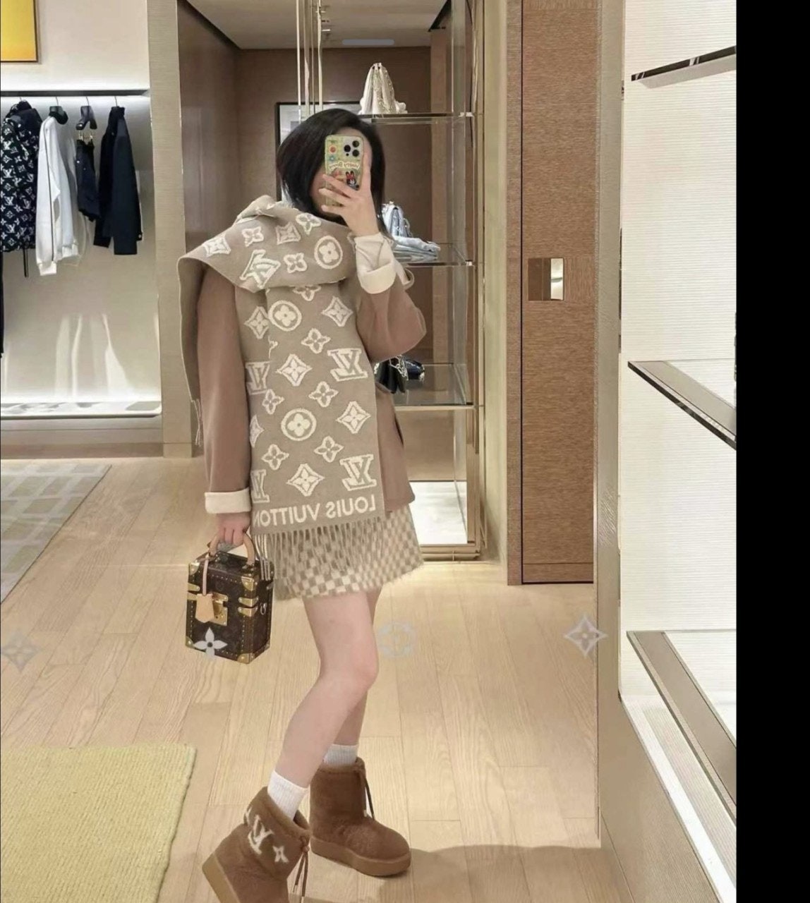 💕 루* 모노그램 머플러