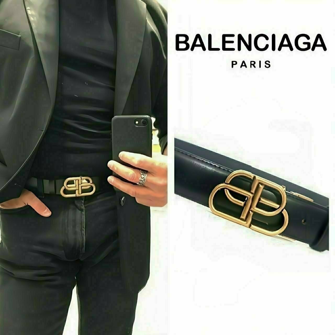 💕 발**** BB로고 골드 벨트