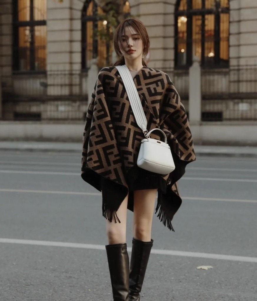 💕 펜* 리버서블 판초