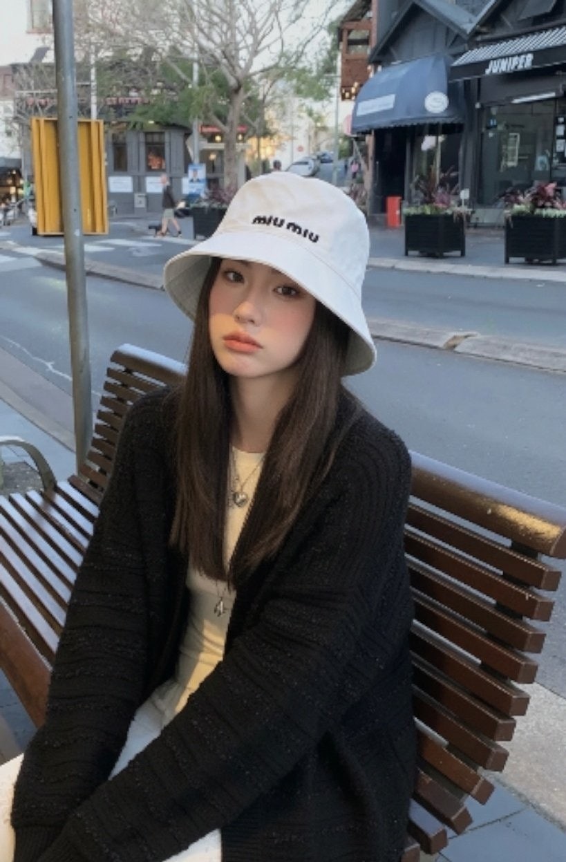 💕 미*** 로고 자수 버킷햇 ✔수입